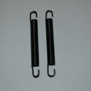 Udstødningsfjeder, sort 57mm 2 stk.