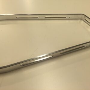 Skubbøjle flad alu Sølv