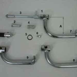 Stuha nedre stelbolt komplet uden svingdel