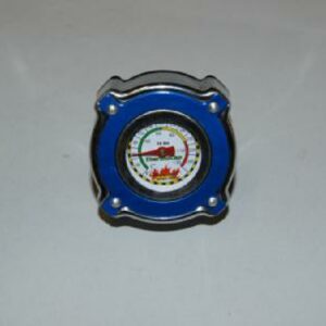 Temperaturmåler/kølerdæksel Blå