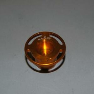 Holder gummi ved forgaffel 6mm guld